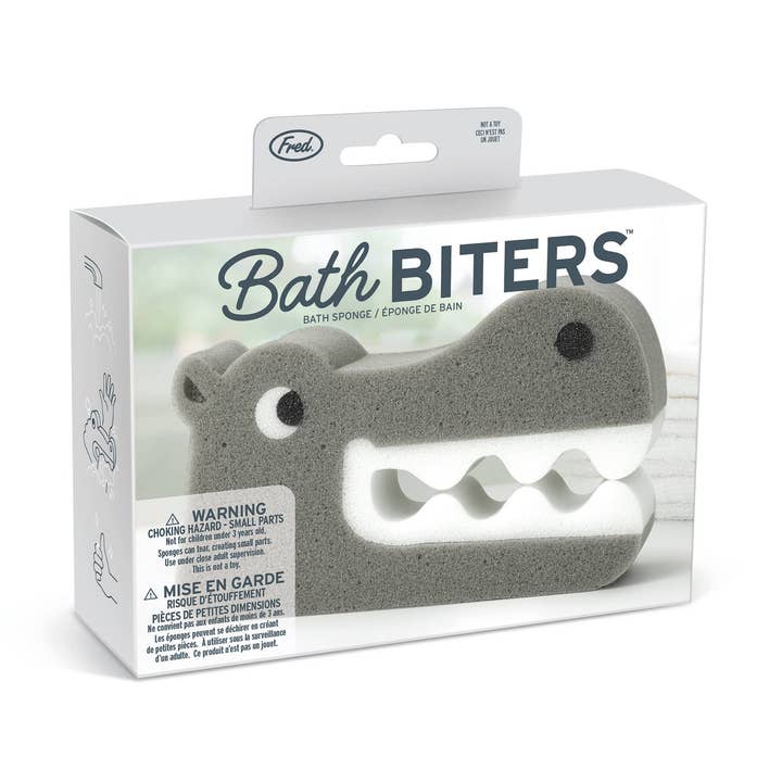 Bath Biters - Hippo Bath Sponge for wholesale by Fred & Friends