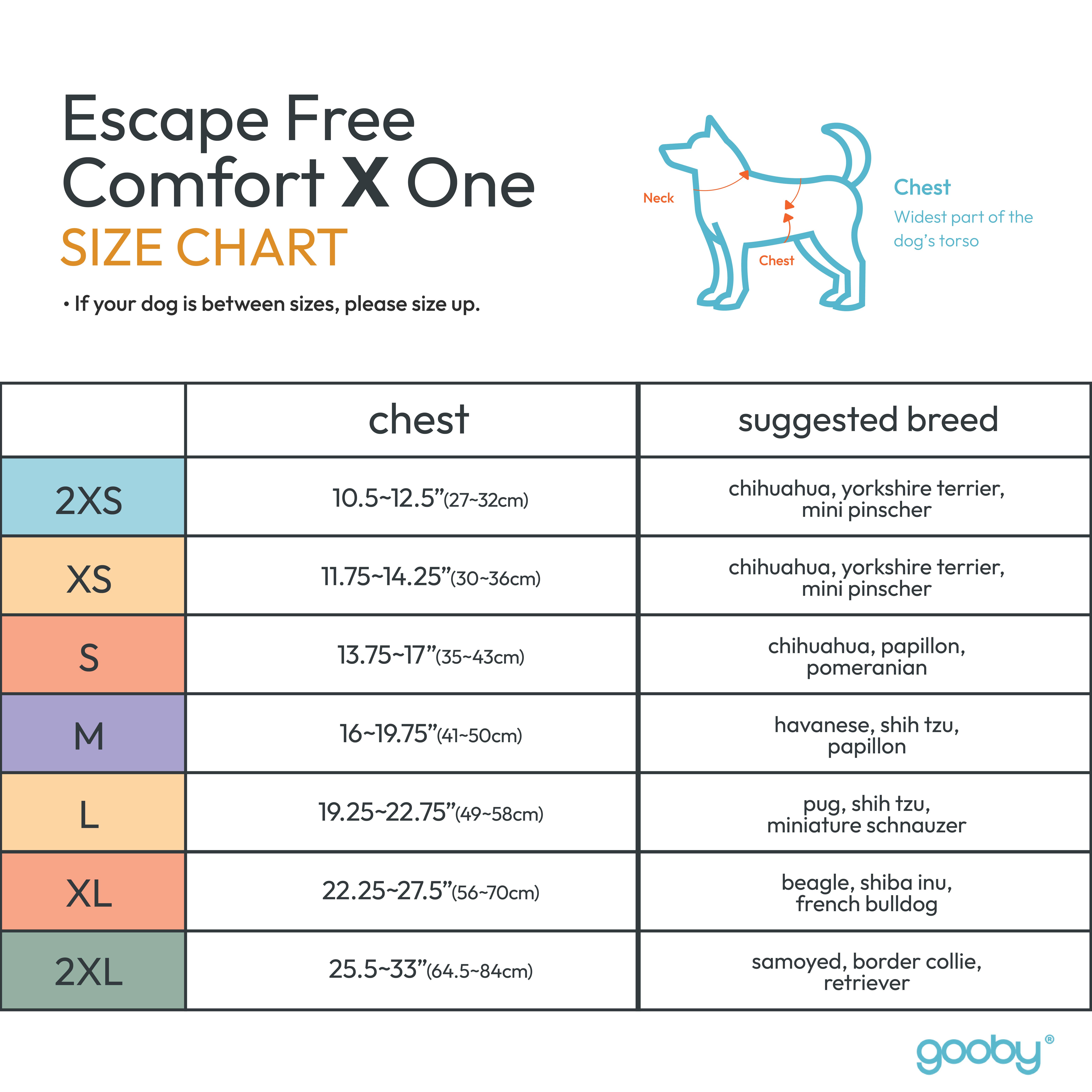 Gooby - Vente Harnais – chien - Harnais Gooby Escape Free Comfort X One pour chien7