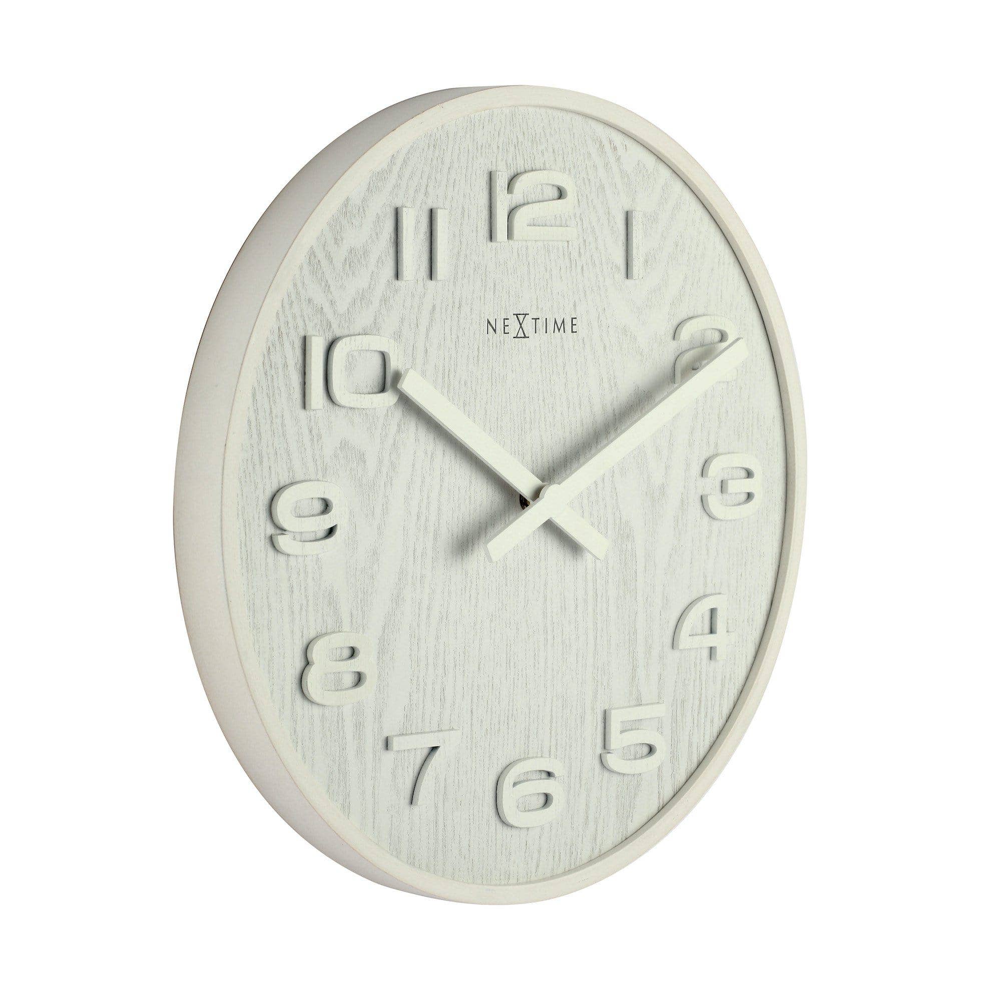 NeXtime - Wholesale Wall Clock - Wall clock -  35 cm - Wood - 'Wood Wood Medium'12