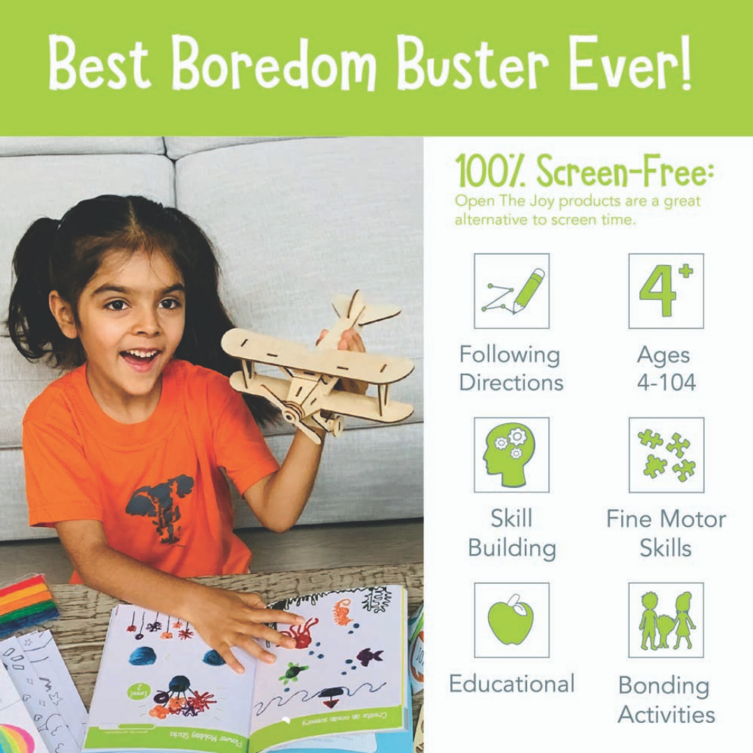 Open The Joy - Wholesale DIY Craft Kit - Kids - On the Go Bag: All-in-One Activity Kit4