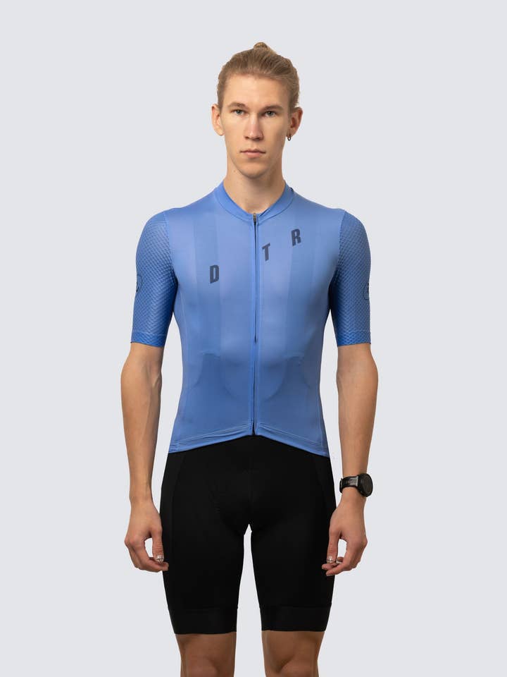 Down The Road - Wholesale Athletic Top - Men's - Men's Paceline Jersey - Vivid Blue1
