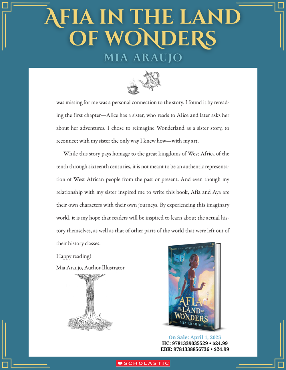 Scholastic - Wholesale Middle Grade Book (9-12) - Afia In The Land Of Wonders2