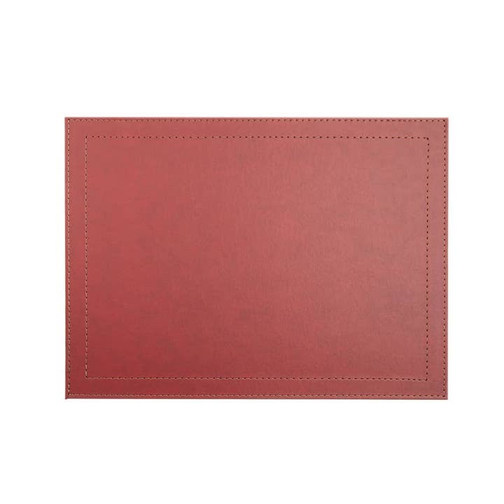 DAVANTI - Wholesale Placemat - Placemats Classic Luxe Faux Leather & Copper