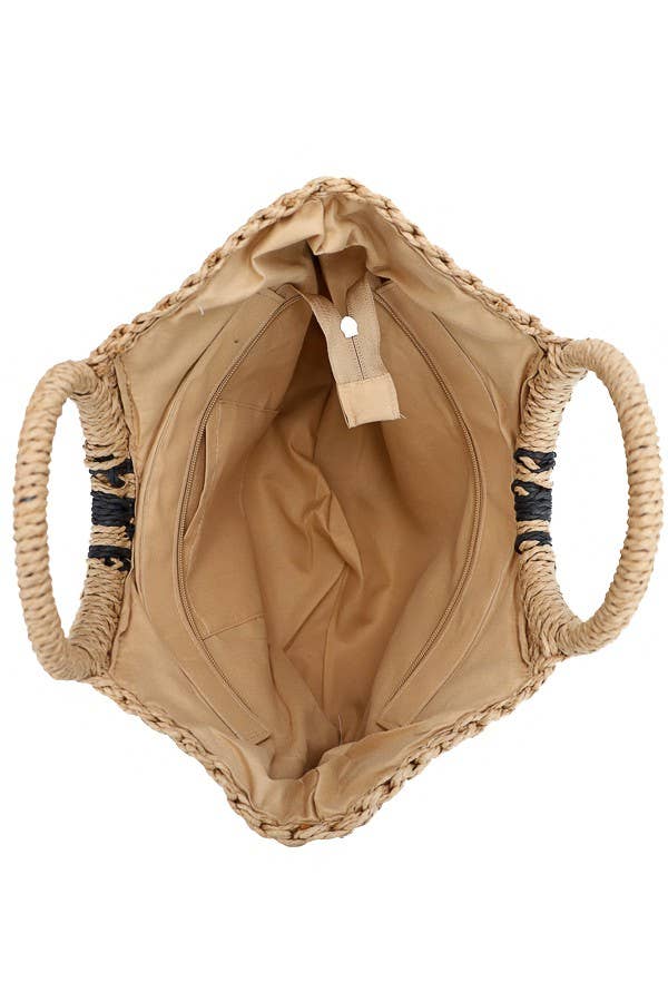 Cap Zone - Wholesale Beach bag - Wicker Basket Hobo Bag11