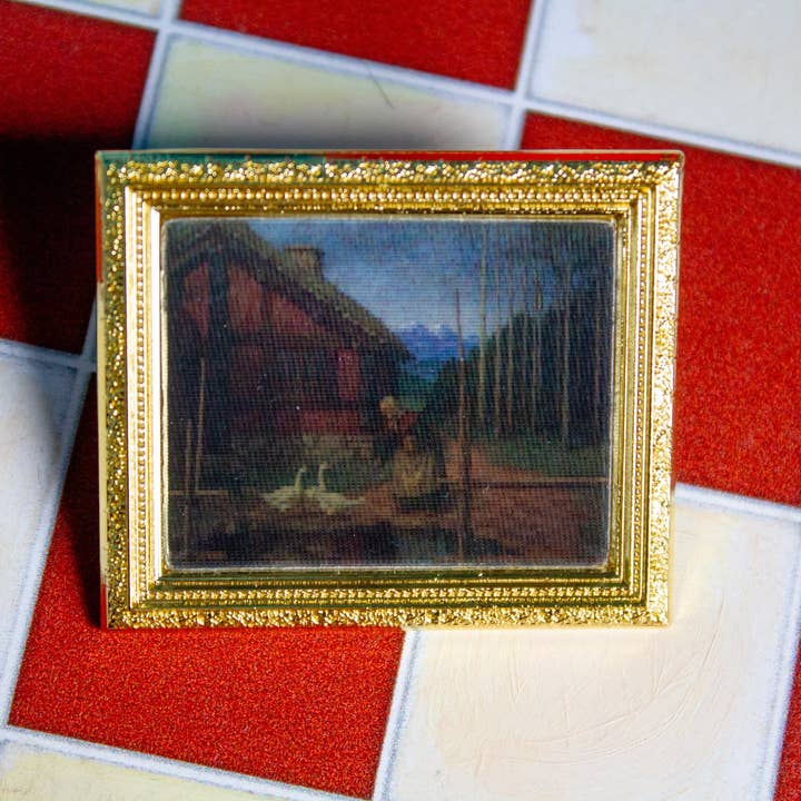 Mink - Wholesale Lapel Pin/Button - Cursed Painting from The Witches (lenticular pin)4