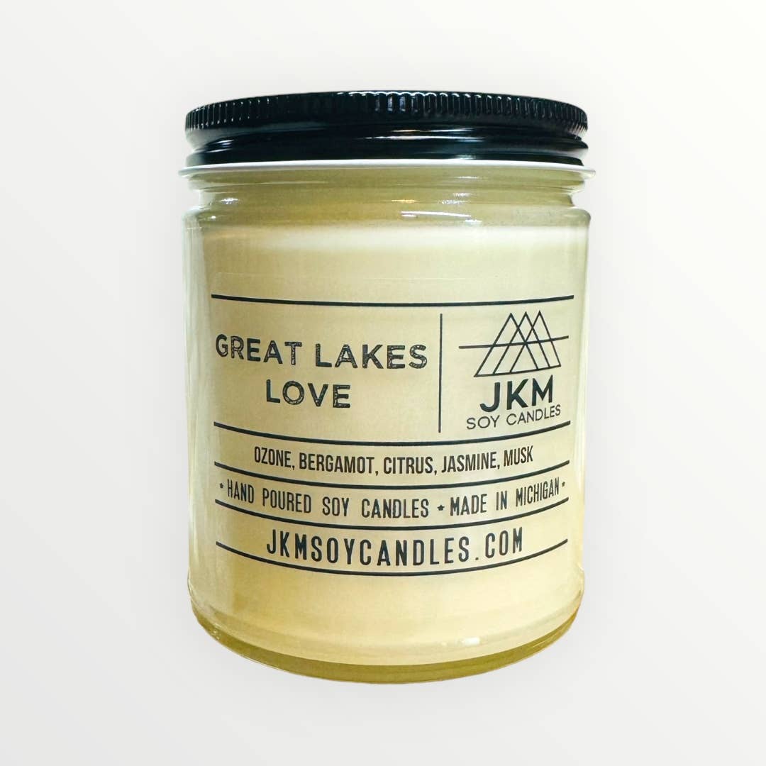 JKM Soy Candles - Wholesale Jar/Filled Candle - Great Lakes Love - Michigan Collection2