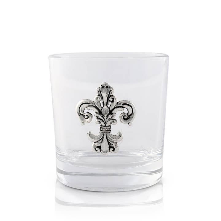 Arthur Court - Wholesale Cocktail/Liquor Glass - Fleur-de-Lis Bar Glasses Set of 4