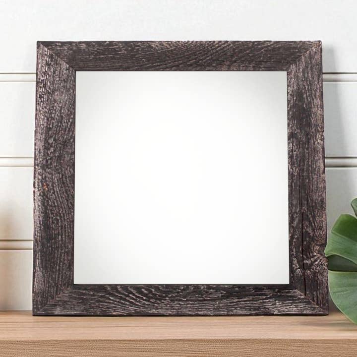 Moldura de Mesa em Madeira Maciça Preta 4" x 4" por atacado de HomeRoots