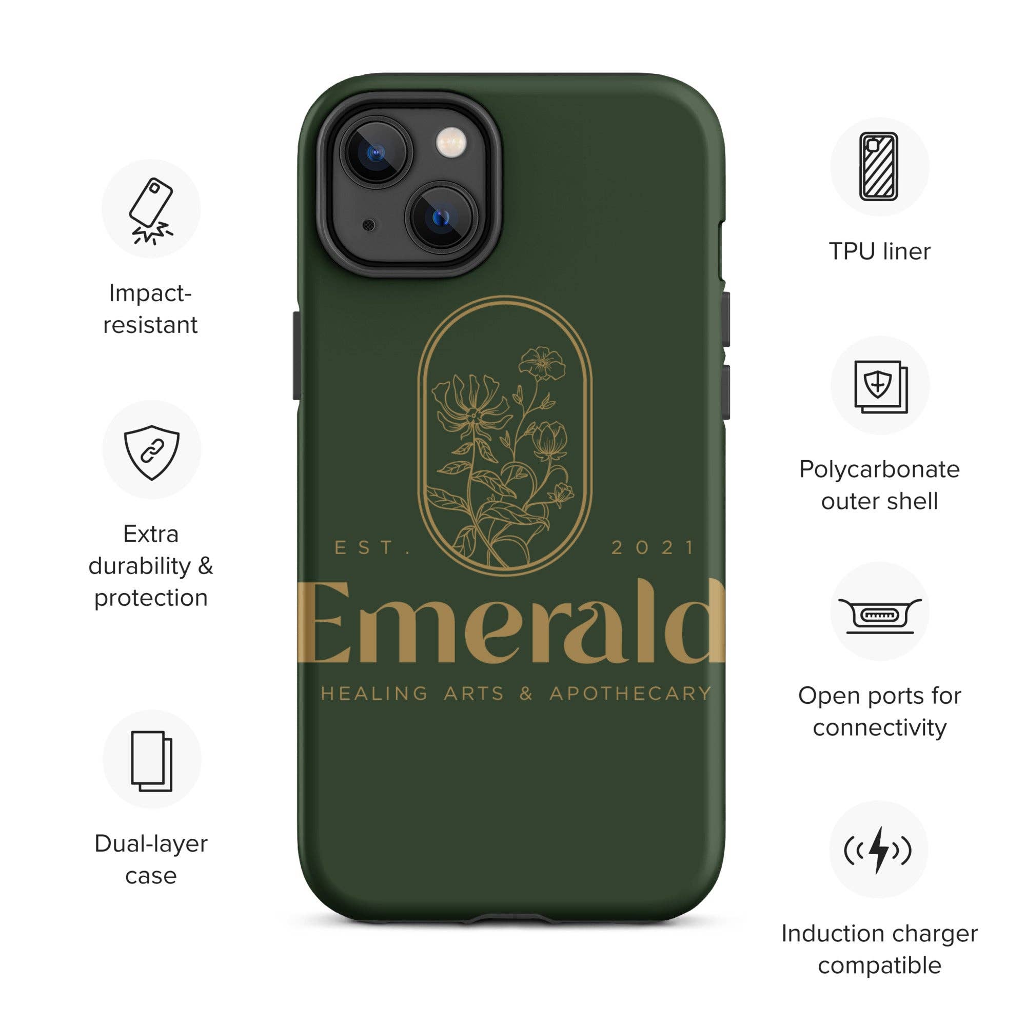 Practicality Skin & Body care - Wholesale Phone Case - Unisex - Emerald Tough iPhone case25
