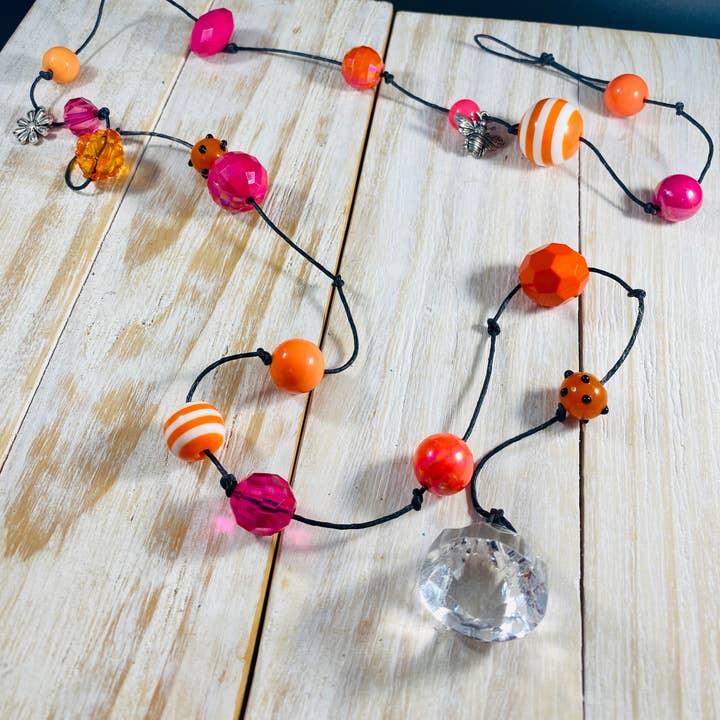 Whimsies - Wholesale Outdoor Ornament/Decor - Bead crystal mobile garden spinner ornament whimsical unique8