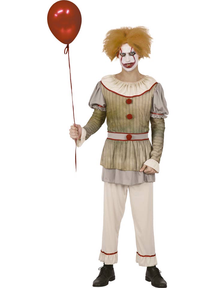 Party Pro - Wholesale Costume - Men's - TERRIFYING CLOWN COSTUME