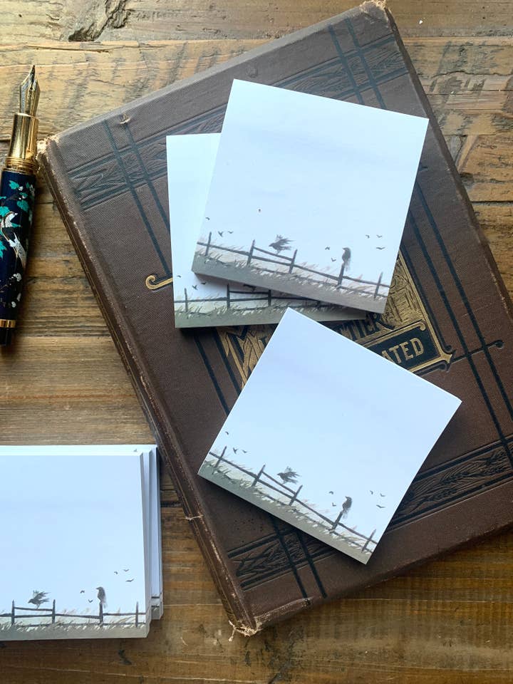 Harvest 3x3 sticky notes for wholesale by The Creeping Moon