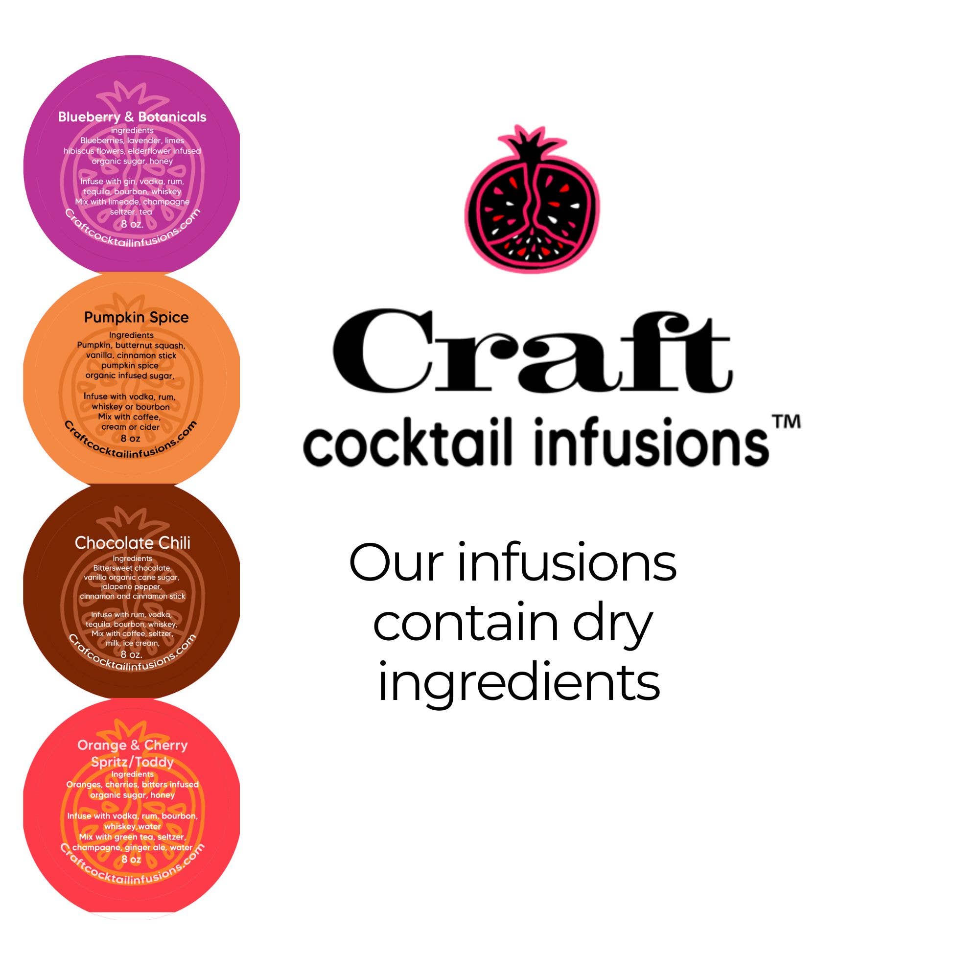 Craft Cocktail Infusions - Wholesale Food Gift Basket - Witches Brew Cocktail Gift Box Set w/Glitter | Halloween 2