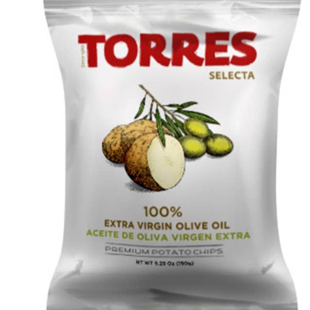 Gourmet Food Solutions, Inc. - Wholesale Chips - Torres Gourmet Potato Chips with Olive Oil