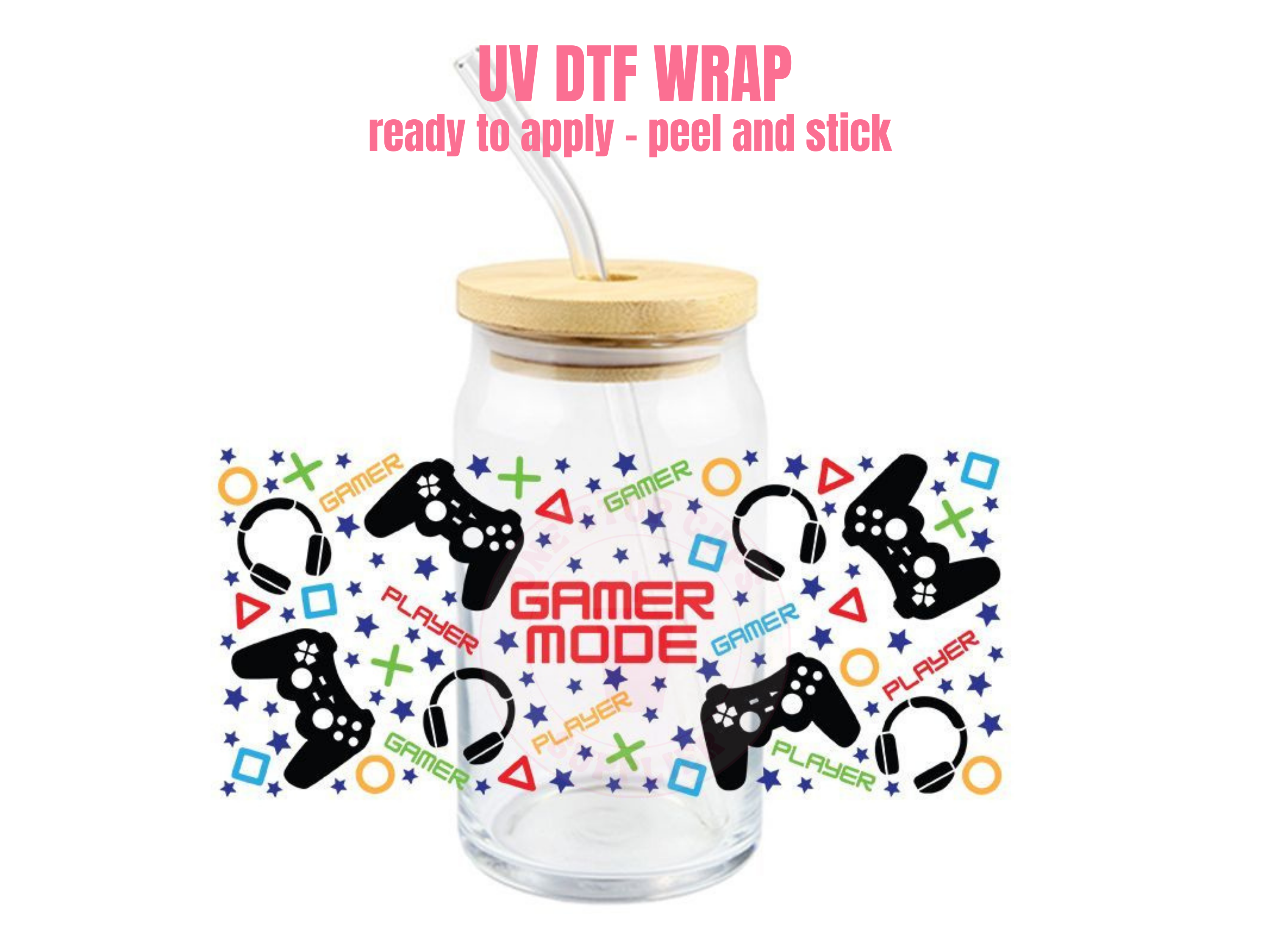 One Stop Cups - Wholesale Sticker - UV DTF CUP WRAP F #2040