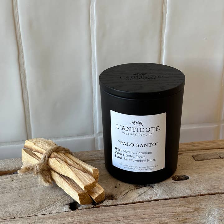 L'ANTIDOTE - Wholesale Jar/Filled Candle - PALO SANTO candle2
