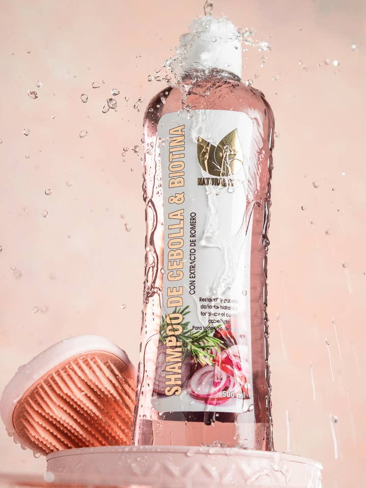 Uienextract, rozemarijn en biotine SHAMPOO 16,9 Oz voor wholesale door Natural Sant