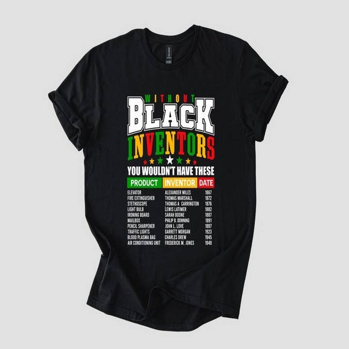 Black Inventors Shirt, Black History Shirt, Black Culture for wholesale by AJCanvasPrints