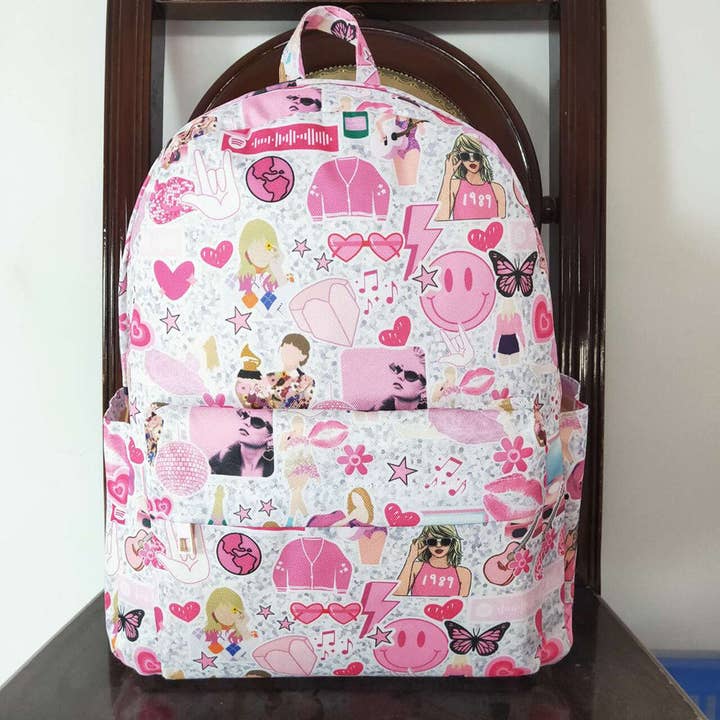 Aier Wholesale - Wholesale Backpack - Kids - Baby Kids Girls Pink Singer Backpack Back Bags