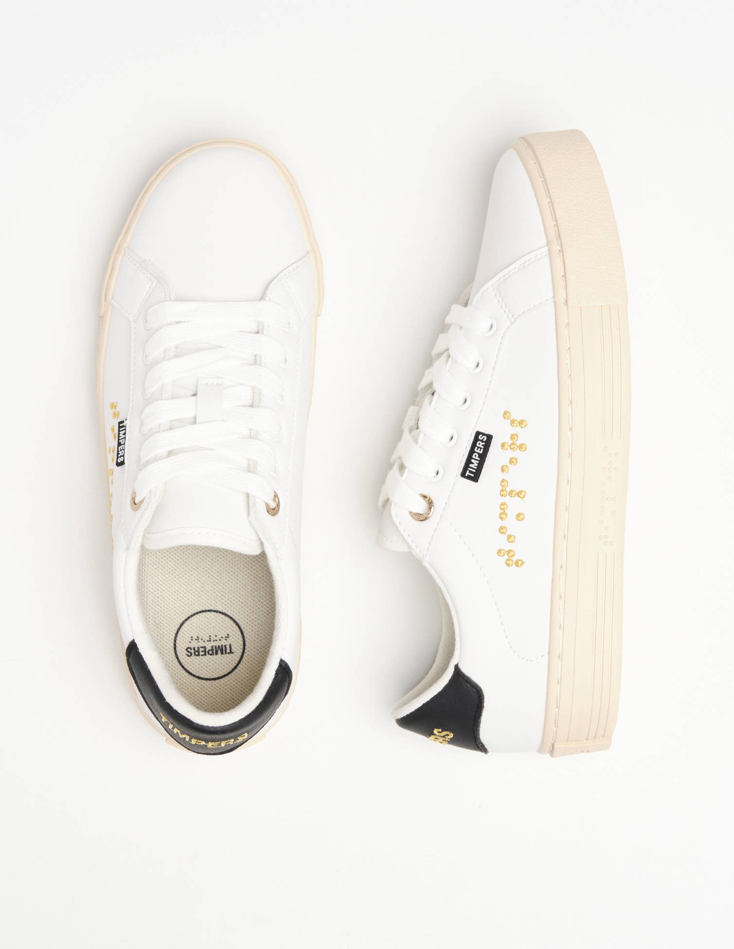 Timpers - Wholesale Lifestyle Sneakers - Unisex - White Vegan Sneakers Design by People with Disabilities2