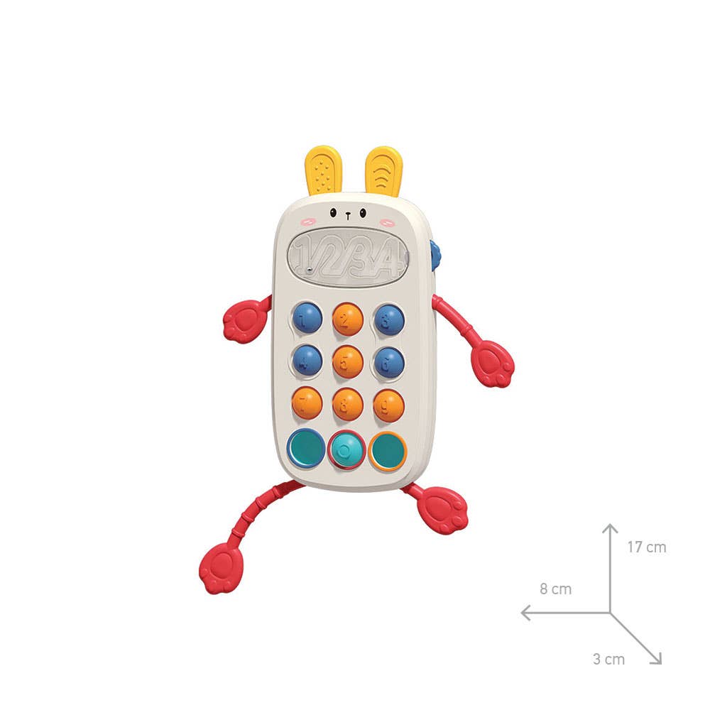 AJ Aguiar - Wholesale Classic Toy - Kids - Interactive Bunny Phone 8 Functions4