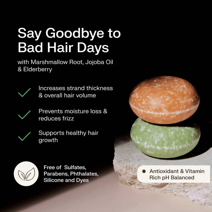 The Earthling Co. - Wholesale Shampoo Puck/Solid Shampoo - Shampoo Bar For Hair Strengthening