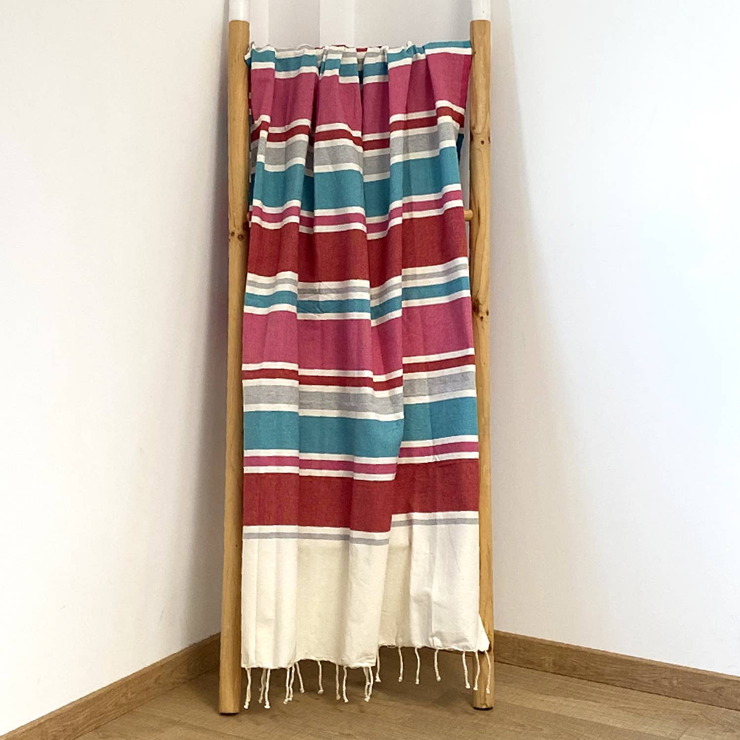 Le comptoir de la plage - Wholesale Beach Towel - Traditional flat fouta Hélios 100x20011