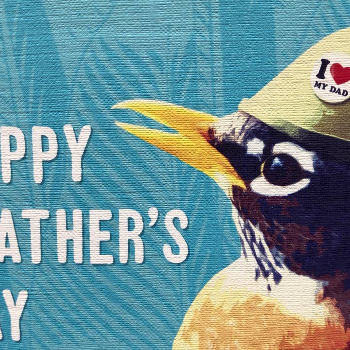 Colossal Sanders - Wholesale Vaderdagkaartje - Happy Feather's Day Father's Day grappige wenskaart2