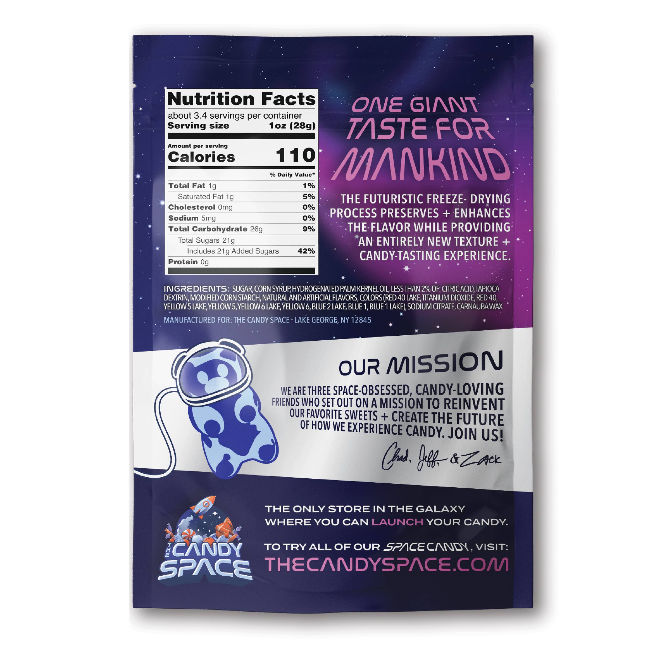 Space Candy - Wholesale Hard Candy - Rainbow Orbits: Freeze-Dried Fruity Candies (3.4oz)2