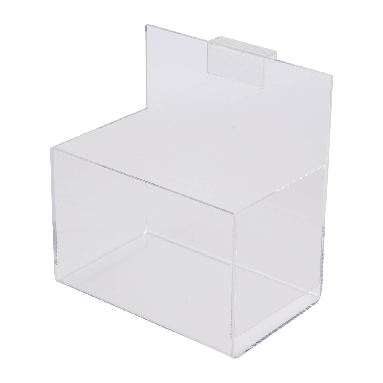 Store Supply Warehouse - Wholesale Retailer Display - Accessories - Acrylic Single Display Bin For Slatwall Or Wire Grid4