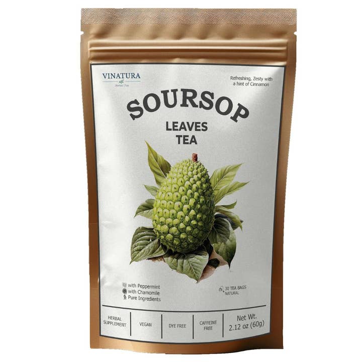 Soursop Leaves Tea - Herbal Tea for wholesale by VINATURA SUPPLEMENTS
