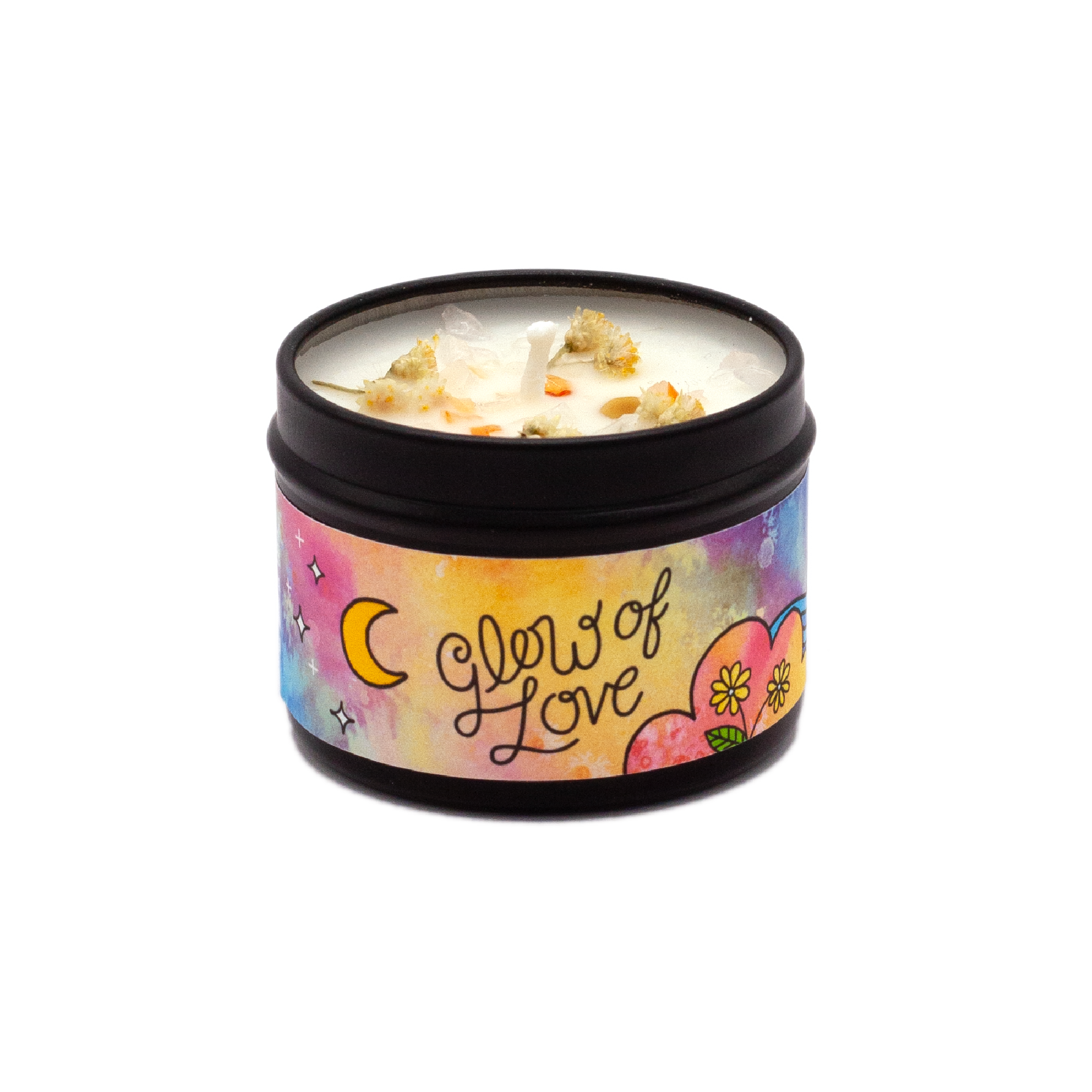 Rachel Beyer - Vente Bougies de voyage - Bougie d'aromathérapie magique Glow of Love - Floral & Spice1