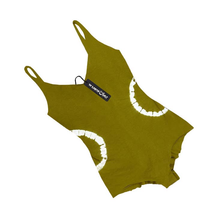 Sola Onesie || Circles || Fennel for wholesale by Of Earth & Salt