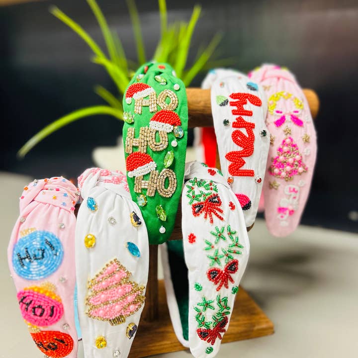 Thomas and Lee Company - Vendita all'ingrosso Fascia per capelli - Donna - Cerchietti di Natale - 12 Stili Disponibili - Pronta Consegna11