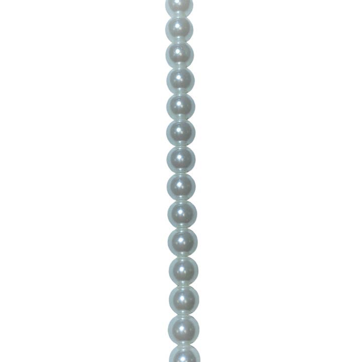 8mm Glass Pearl - Round/ Smooth for wholesale by The Bead District