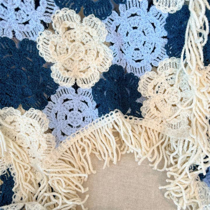 Funkyrel® Atzbranding Limited - Wholesale Knit Sweater - Women's - Crosa - Floral Pattern Hollow Knit Sweater13