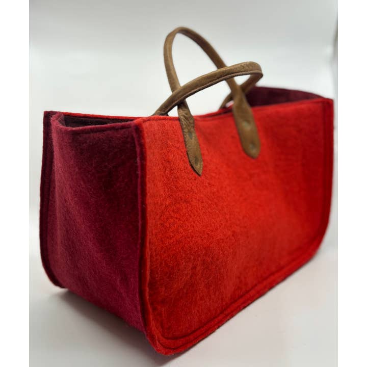 Fibres of Life - Wool & Felt - Wholesale Tote Bag - Women's - The Grab-&-Go Carry All | Felt Wool Tote Bag | Soft Yarn Bag9