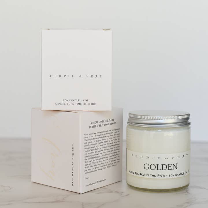 Ferpie + Fray - Wholesale Jar/Filled Candle - Golden4