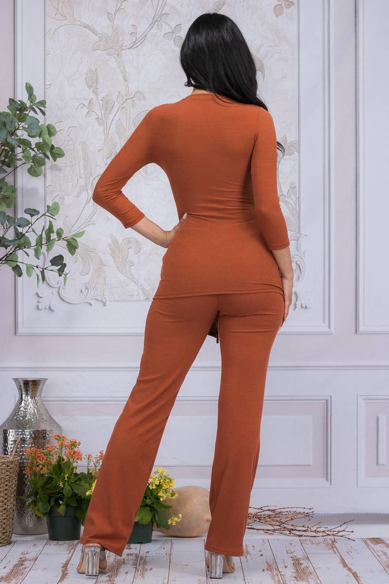 H&H Fashion Inc. - Wholesale Top & Pant Set (NOT Loungewear) - Women's - HH677X1-SOL - 2 PC Top & Pant Set9
