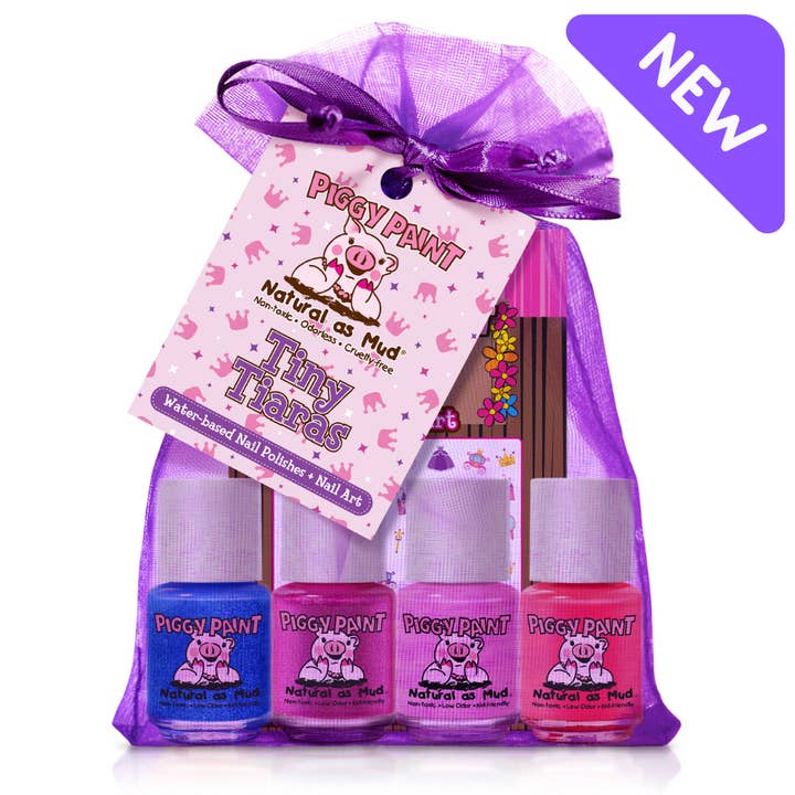 Tiny Tiaras Non-Toxic Kids Nail Polish for wholesale by Piggy Paint