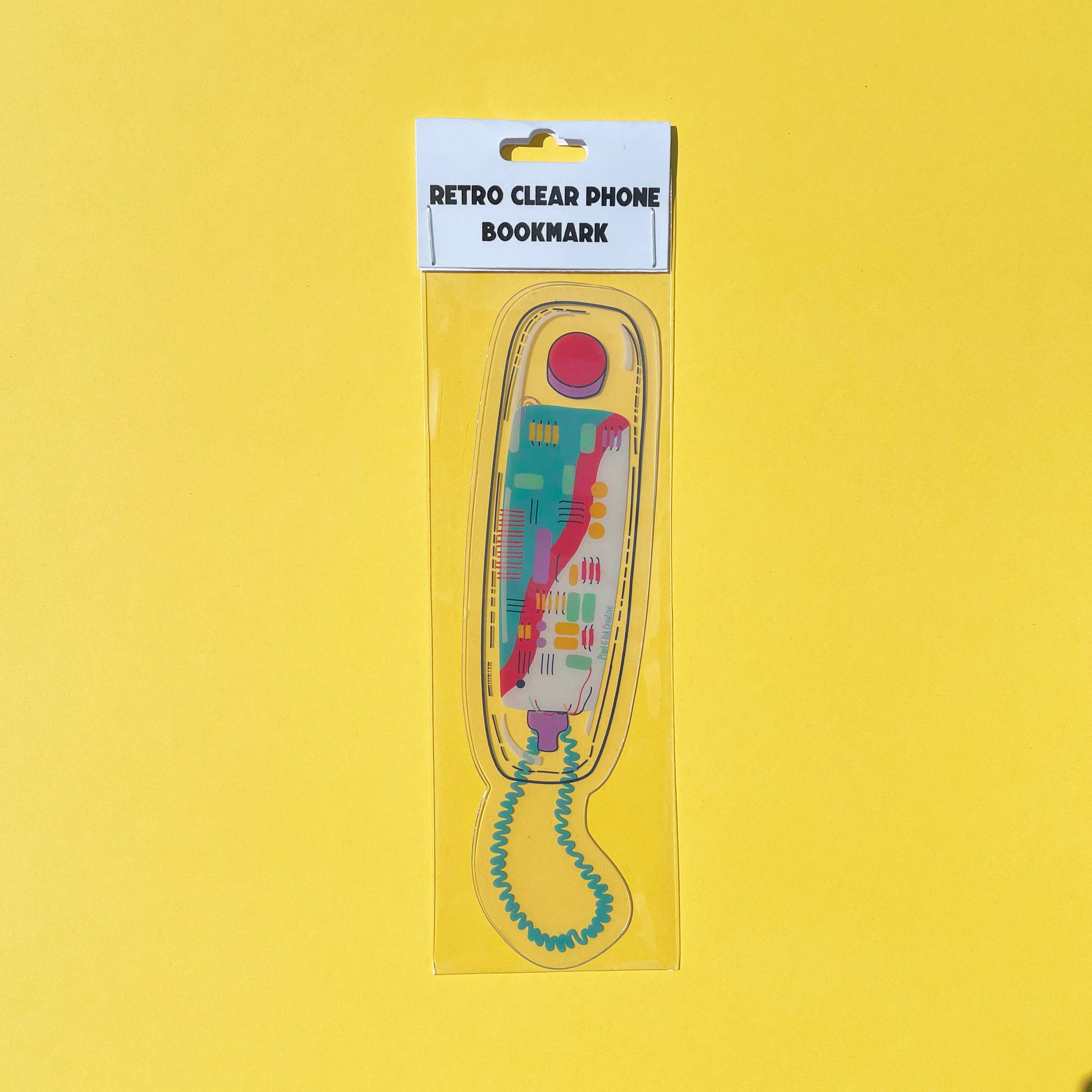 Pixel & Ink Creative - Wholesale Bookmark - Retro Clear Phone Bookmark2