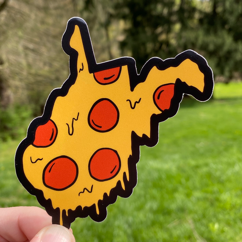 Loving WV - Vente Autocollant - Pizza WV1