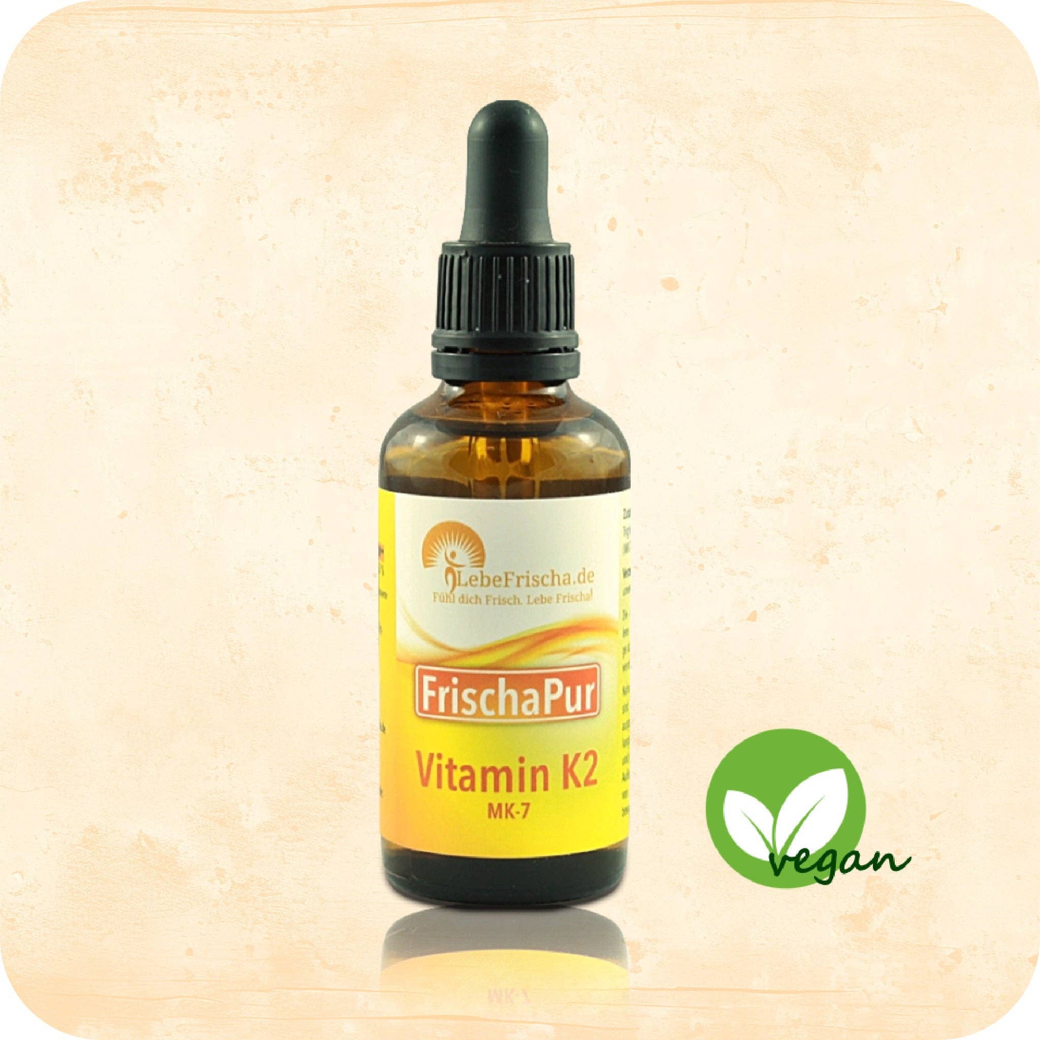 LebeFrischa - Vendita all'ingrosso Vitamine/integratori orali - LebeFrischa Vitamina K2 Gocce MK7 all-Trans 99,7 % 50 ml0