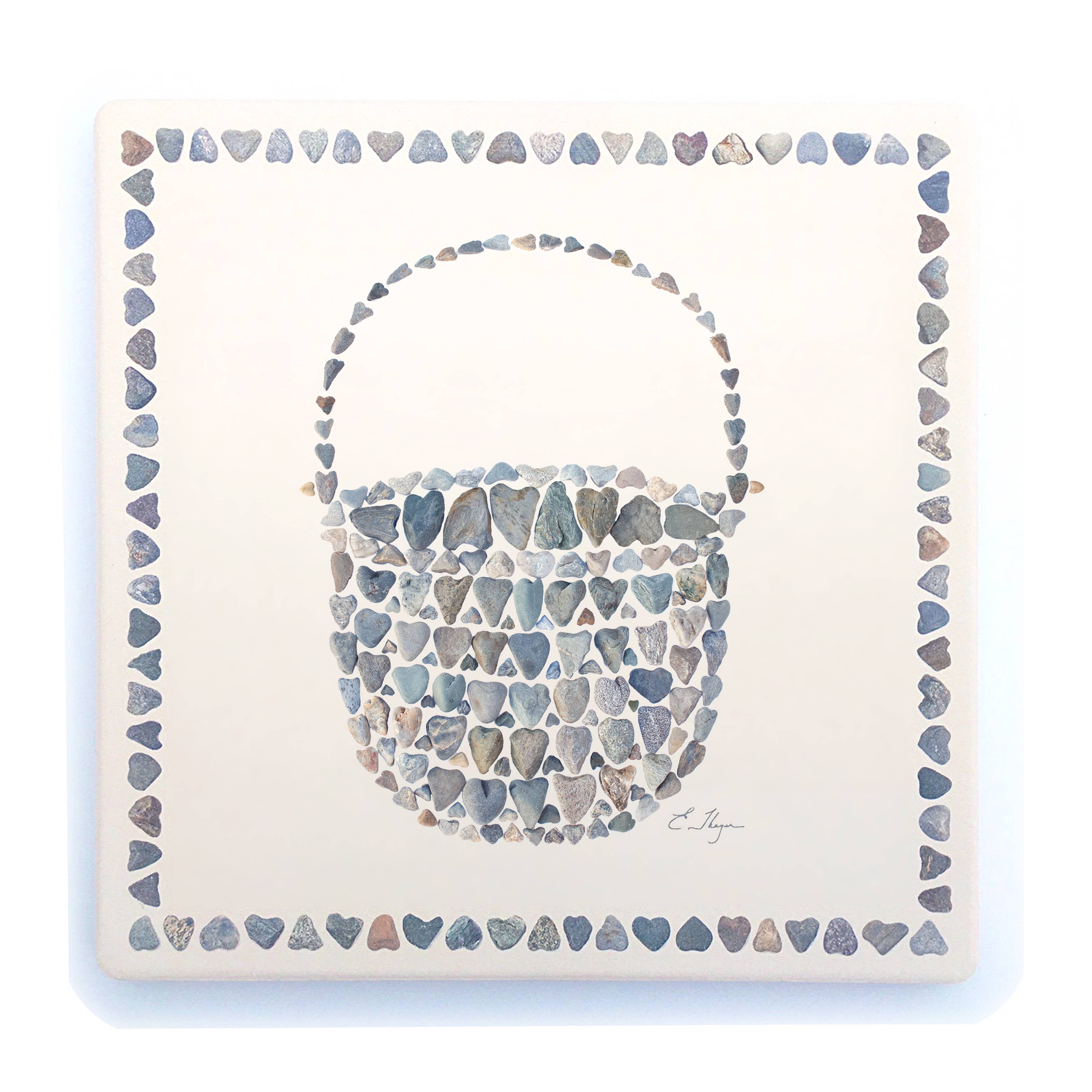 Love Rocks Me® - Vente Dessous-de-plat - Desserts de plat Destination | Nantucket Basket0