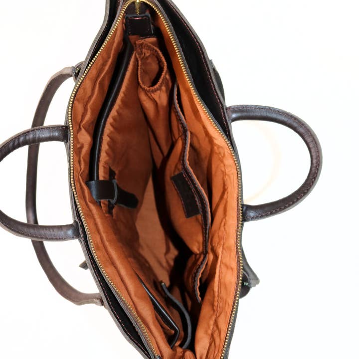 Utility Tote, Dark Hazelnut for wholesale on Faire8