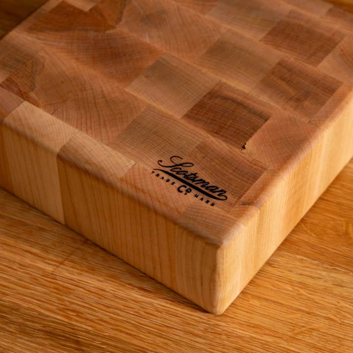 Laurel Mercantile - Wholesale Cutting Board - Maple End Grain Square Butcher Block3