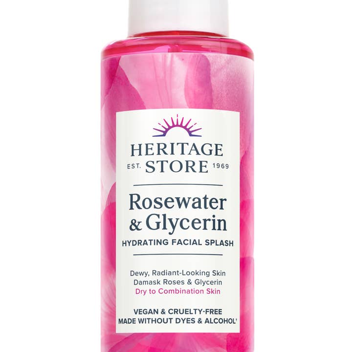Heritage Store - Wholesale Face & Body Mist/Water - Rosewater & Glycerin 2oz/4oz/8oz12