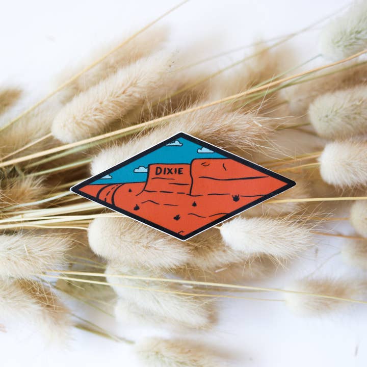 Riley Funk Designs - Wholesale Sticker - Dixie Rock Sticker | St. George, UT