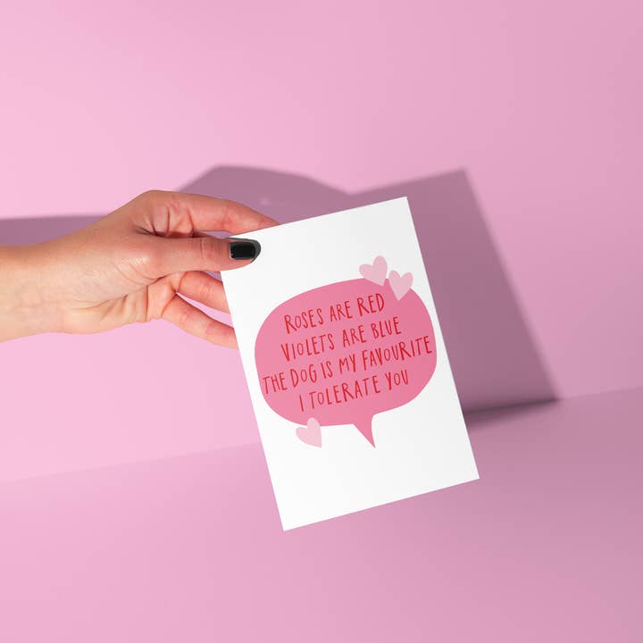 Joanne de Pace Design Studio - Wholesale Valentine's Day Card - Funny Dog Valentine's Card | Dog Humour | Dog Card2