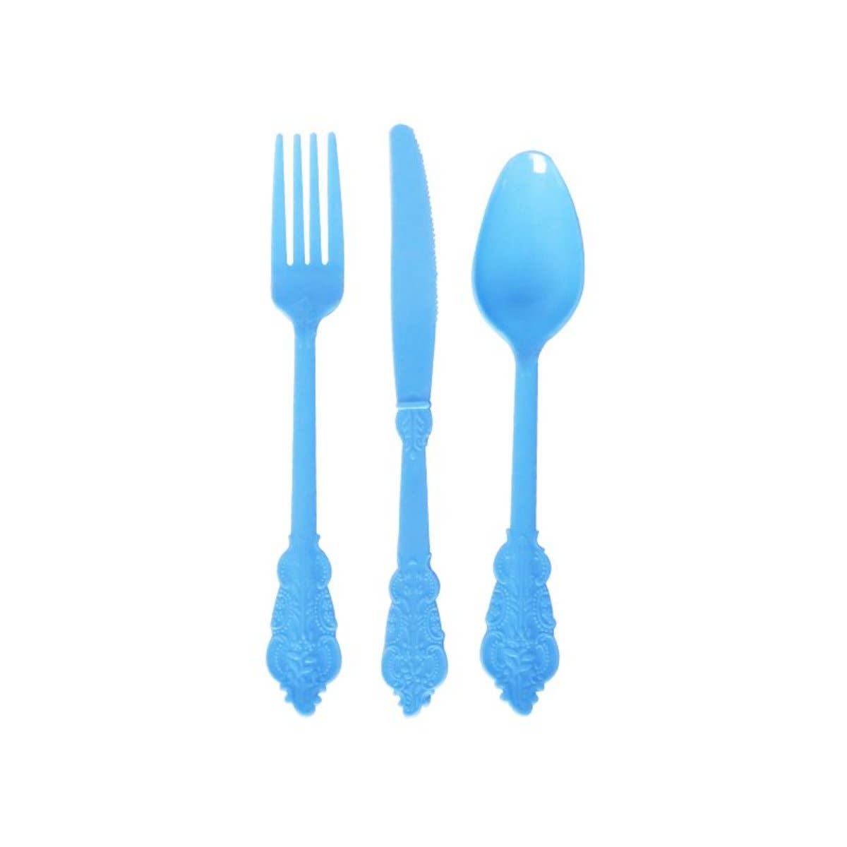 Oh It's Perfect - Wholesale Assorted cutlery set - Blue Cutlery Set